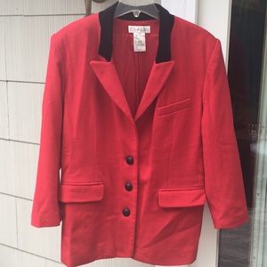 Red blazer